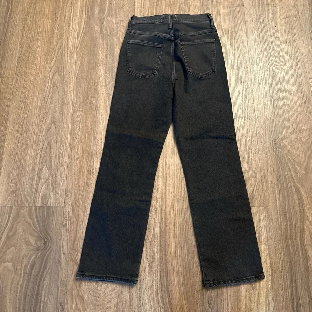 NWOT AGOLDE  organic cotton, long black jeans with stretch size 27 $248 msrp